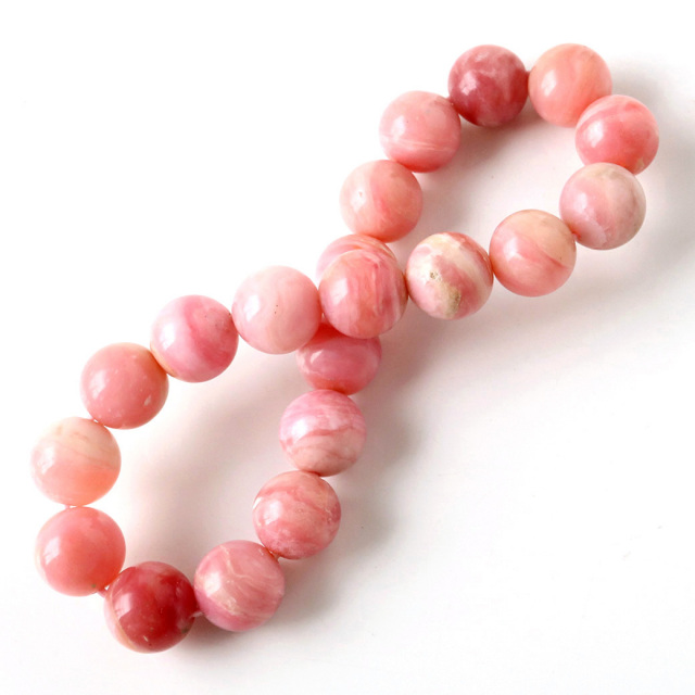 ピンクオパール ブレスレット レディース 10mm 10月 誕生石 天然石 パワーストーン 1点物 Pink Opal 蛋白石
