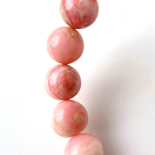 ピンクオパール ブレスレット レディース 10mm 10月 誕生石 天然石 パワーストーン 1点物 Pink Opal 蛋白石