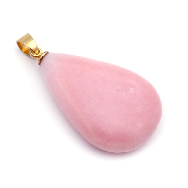 ピンクオパール ペンダント 天然石 ネックレス 1点もの 蛋白石 パワーストーン Pink Opal