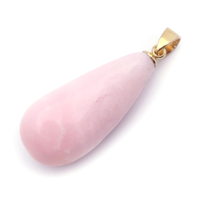 ピンクオパール ペンダント 天然石 ネックレス 1点もの 蛋白石 パワーストーン Pink Opal