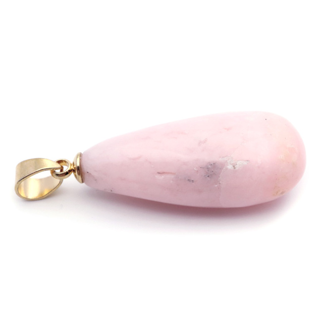 ピンクオパール ペンダント 天然石 ネックレス 1点もの 蛋白石 パワーストーン Pink Opal