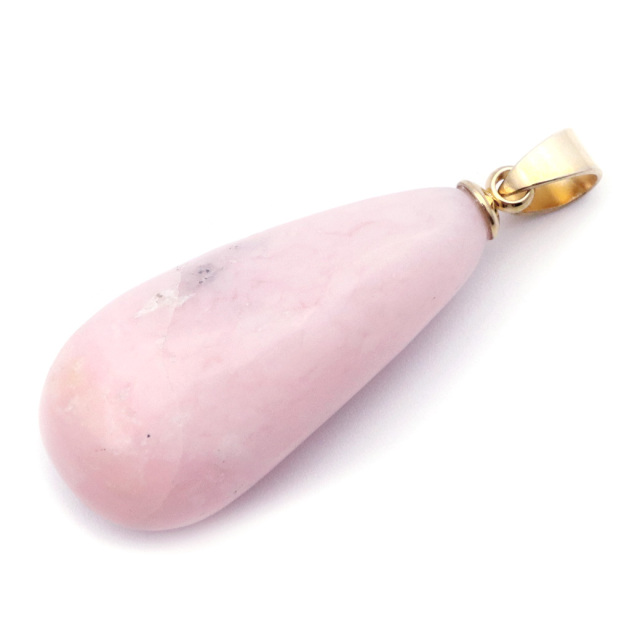 ピンクオパール ペンダント 天然石 ネックレス 1点もの 蛋白石 パワーストーン Pink Opal