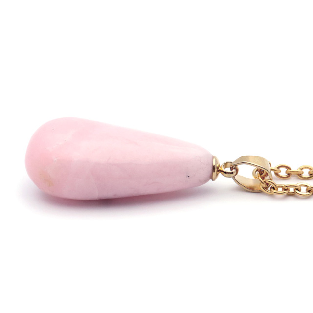ピンクオパール ペンダント 天然石 ネックレス 1点もの 蛋白石 パワーストーン Pink Opal