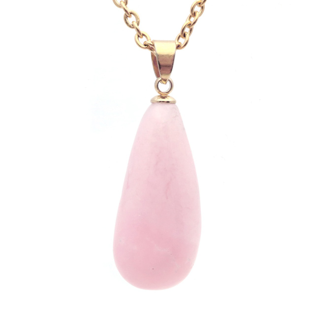 ピンクオパール ペンダント 天然石 ネックレス 1点もの 蛋白石 パワーストーン Pink Opal