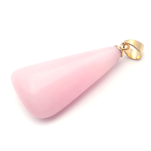 ピンクオパール ペンダント 天然石 ネックレス 1点もの 蛋白石 パワーストーン Pink Opal