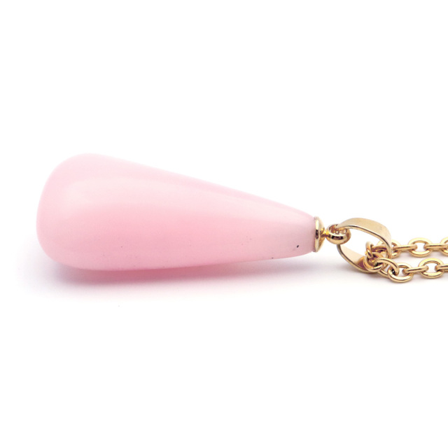 ピンクオパール ペンダント 天然石 ネックレス 1点もの 蛋白石 パワーストーン Pink Opal