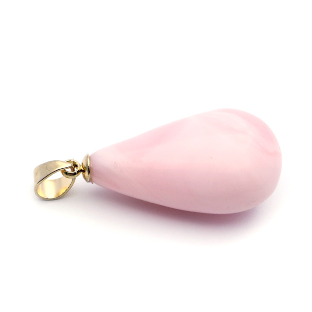 ピンクオパール ペンダント 天然石 ネックレス 1点もの 蛋白石 パワーストーン Pink Opal