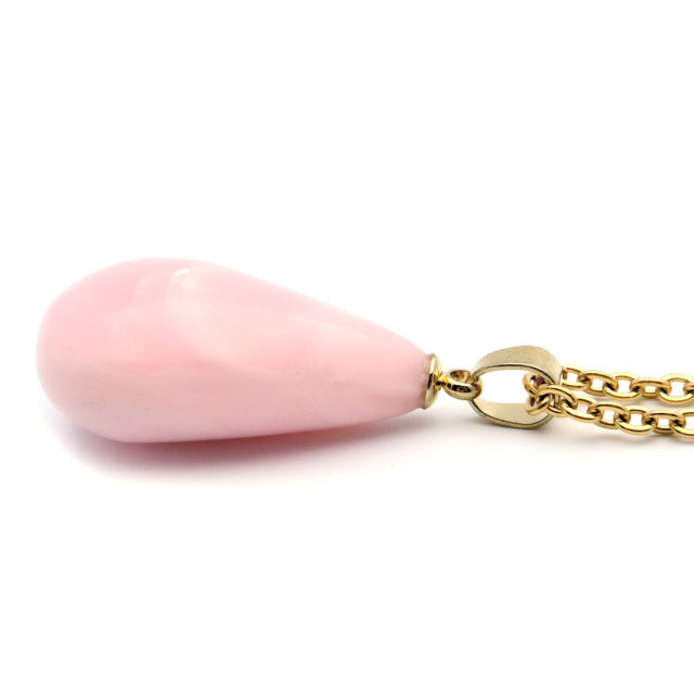 ピンクオパール ペンダント 天然石 ネックレス 1点もの 蛋白石 パワーストーン Pink Opal