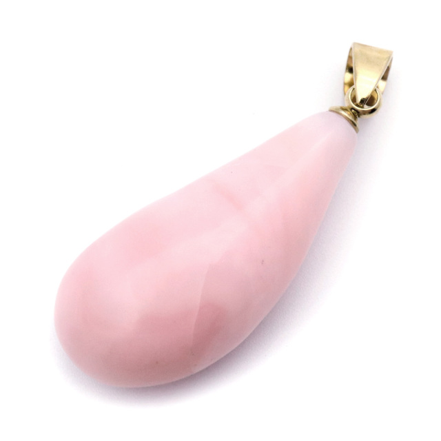 ピンクオパール ペンダント 天然石 ネックレス 1点もの 蛋白石 パワーストーン Pink Opal