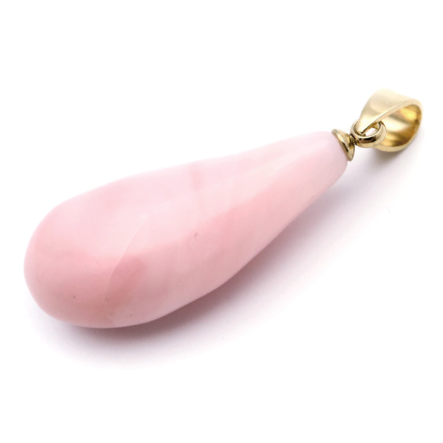 ピンクオパール ペンダント 天然石 ネックレス 1点もの 蛋白石 パワーストーン Pink Opal
