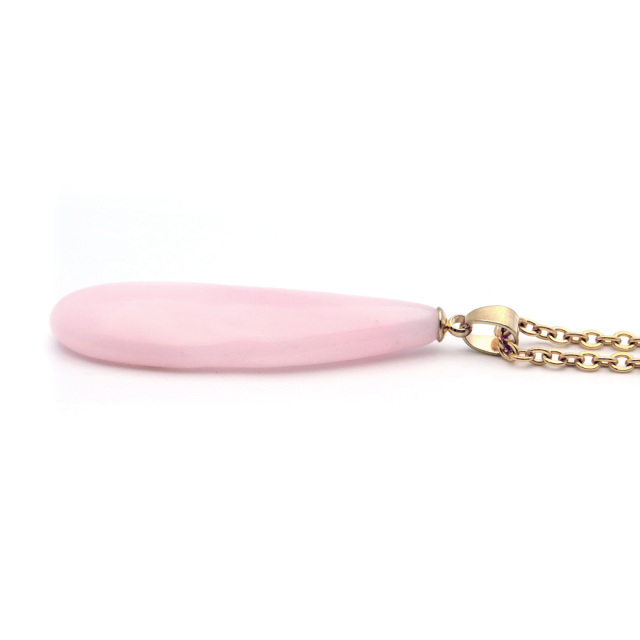 ピンクオパール ペンダント 天然石 ネックレス 1点もの 蛋白石 パワーストーン Pink Opal