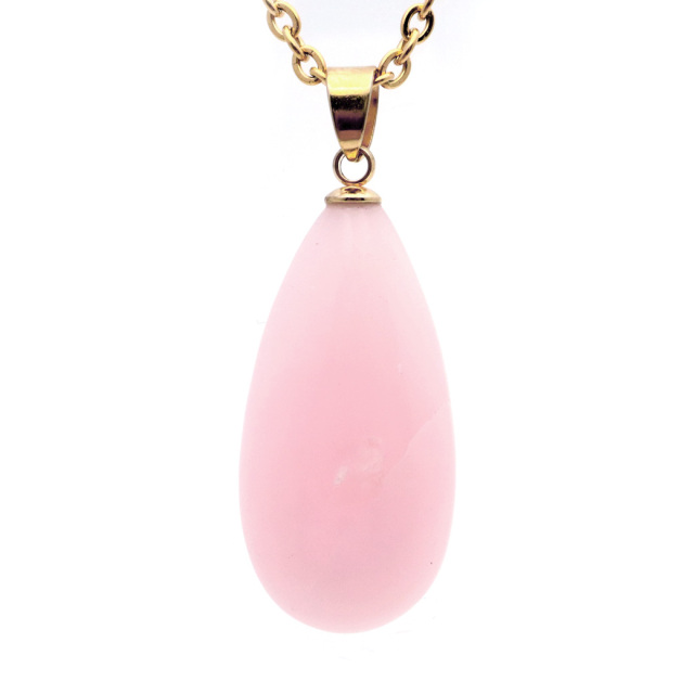 ピンクオパール ペンダント 天然石 ネックレス 1点もの 蛋白石 パワーストーン Pink Opal