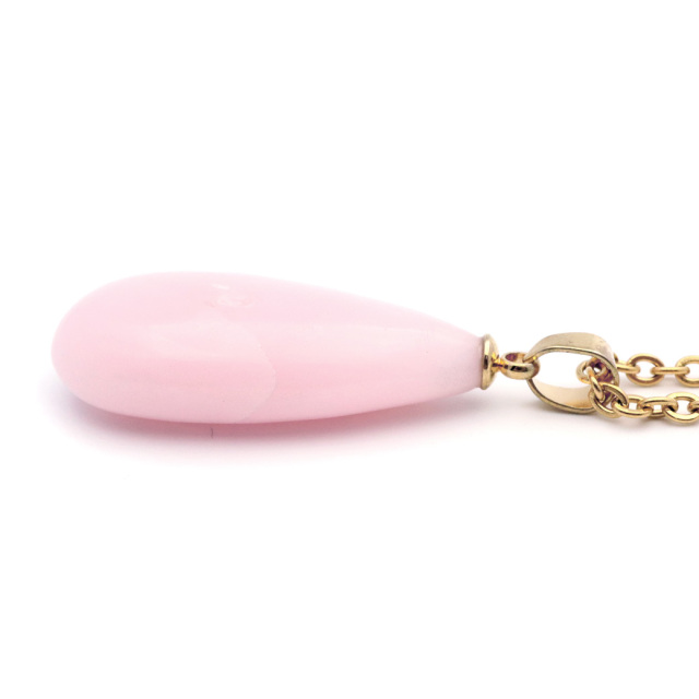 ピンクオパール ペンダント 天然石 ネックレス 1点もの 蛋白石 パワーストーン Pink Opal