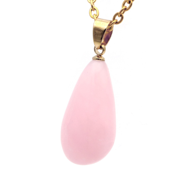 ピンクオパール ペンダント 天然石 ネックレス 1点もの 蛋白石 パワーストーン Pink Opal