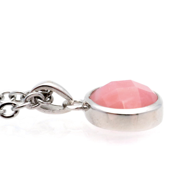 ピンクオパール ペンダント レディース ペルー産 AA アクセサリー ネックレス opal  天然石 パワーストーン 10月