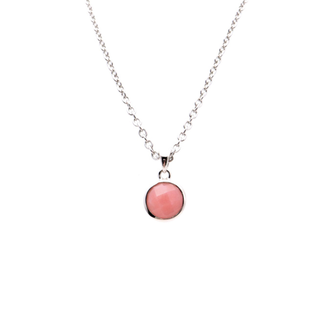 ピンクオパール ペンダント レディース ペルー産 AA アクセサリー ネックレス opal  天然石 パワーストーン 10月