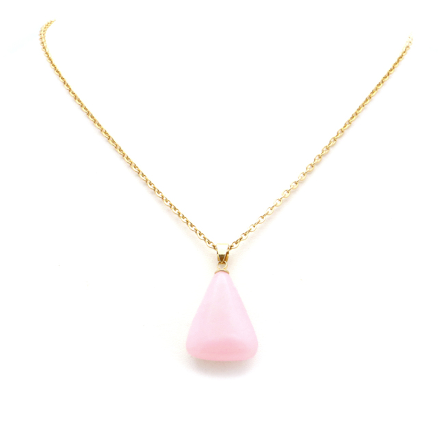 ピンクオパール ペンダント トップ 首飾り 天然石 ネックレス 1点もの 蛋白石 パワーストーン Pink Opal 10月 誕生石 スピリチュアル
