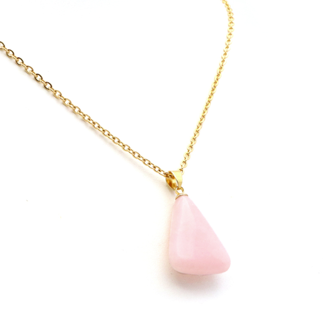 ピンクオパール ペンダント トップ 首飾り 天然石 ネックレス 1点もの 蛋白石 パワーストーン Pink Opal 10月 誕生石 スピリチュアル