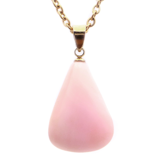 ピンクオパール ペンダント トップ 首飾り 天然石 ネックレス 1点もの 蛋白石 パワーストーン Pink Opal 10月 誕生石 スピリチュアル