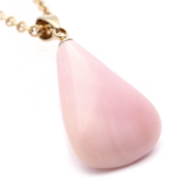 ピンクオパール ペンダント トップ 首飾り 天然石 ネックレス 1点もの 蛋白石 パワーストーン Pink Opal 10月 誕生石 スピリチュアル