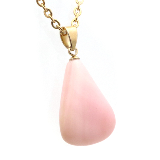 ピンクオパール ペンダント トップ 首飾り 天然石 ネックレス 1点もの 蛋白石 パワーストーン Pink Opal 10月 誕生石 スピリチュアル