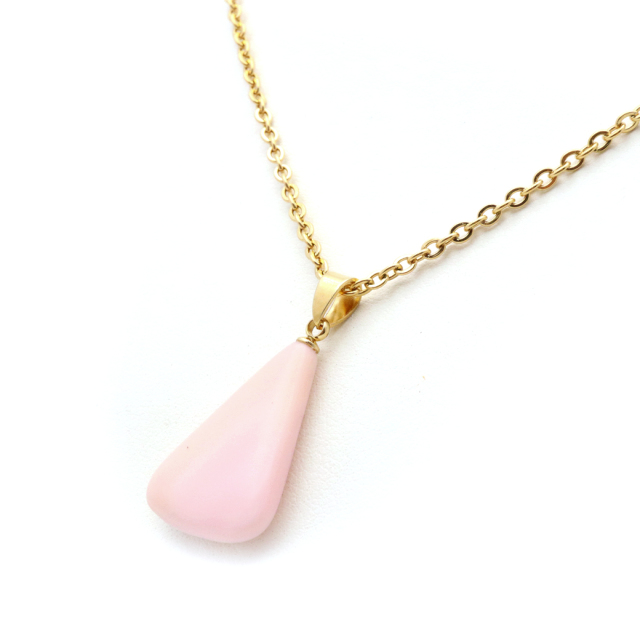 ピンクオパール ペンダント トップ 首飾り 天然石 ネックレス 1点もの 蛋白石 パワーストーン Pink Opal 10月 誕生石 スピリチュアル