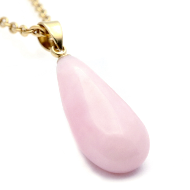 ピンクオパール ペンダント トップ 首飾り 天然石 ネックレス 1点もの 蛋白石 パワーストーン Pink Opal 10月 誕生石 スピリチュアル