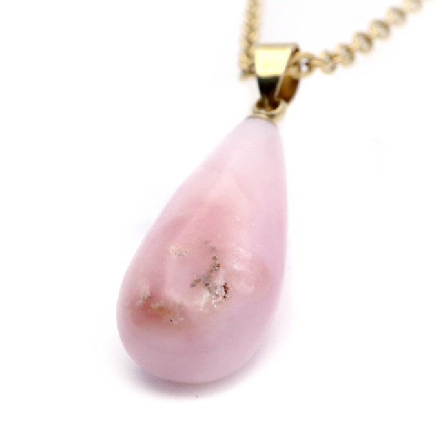 ピンクオパール ペンダント トップ 首飾り 天然石 ネックレス 1点もの 蛋白石 パワーストーン Pink Opal 10月 誕生石 スピリチュアル