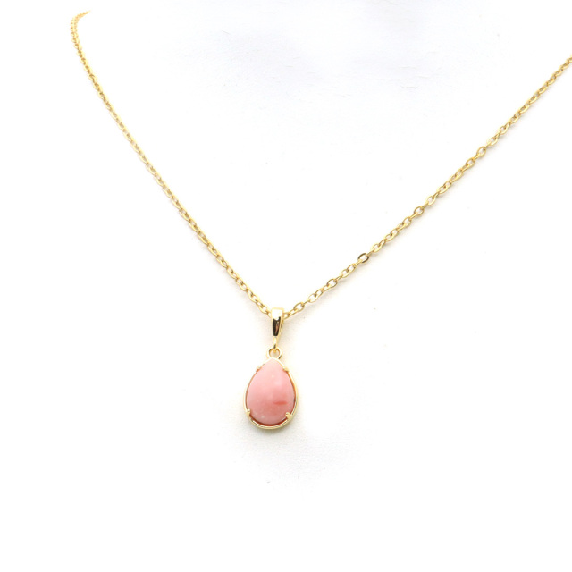 ピンクオパール ペンダント レディース オーストラリア産 AA アクセサリー ネックレス opal 1点もの  天然石 パワーストーン 10月