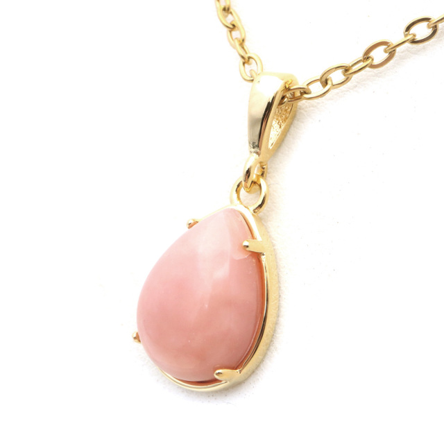 ピンクオパール ペンダント レディース オーストラリア産 AA アクセサリー ネックレス opal 1点もの  天然石 パワーストーン 10月