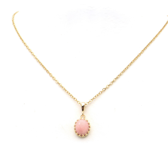 ピンクオパール ペンダント レディース オーストラリア産 AA アクセサリー ネックレス opal 1点もの  天然石 パワーストーン 10月