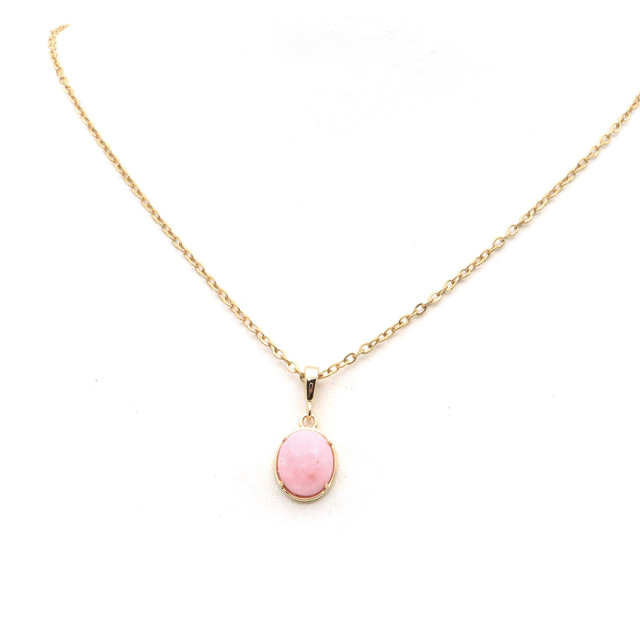 ピンクオパール ペンダント レディース オーストラリア産 AA アクセサリー ネックレス opal 1点もの  天然石 パワーストーン 10月