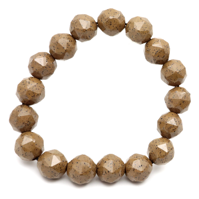 高純度タイプ 台湾北投石 ブレスレット 12mm ラジウム（台湾産 北投石  
