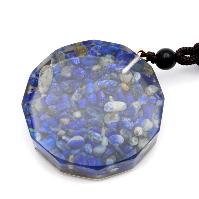 オルゴナイト ペンダント ツリーオブライフ 生命の樹 幸運 開運 浄化 12角形 スピリチュアル グッズ ネックレス 紐付き