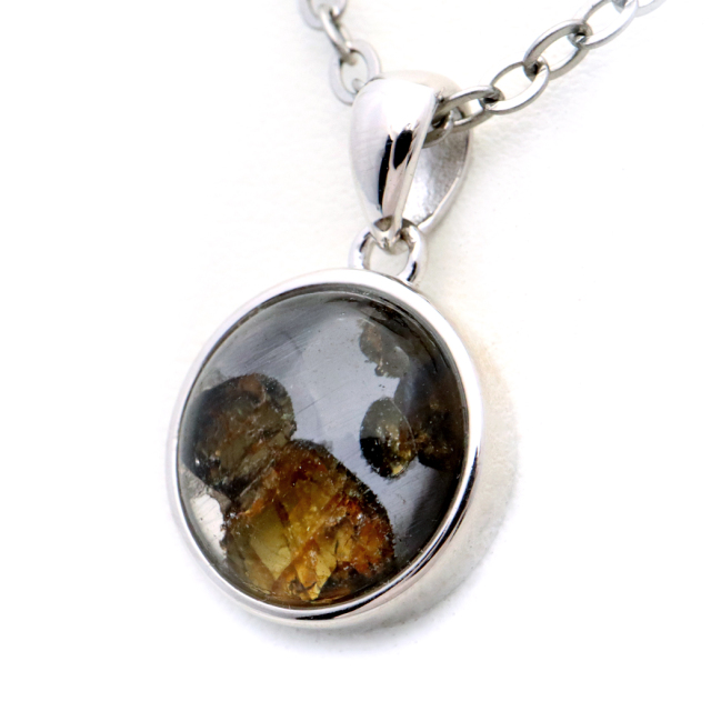 パラサイト隕石ペンダント 石鉄隕石　AAA 六芒星 ケニア産ダビデの星 パラサイト隕石ペンダント 石鉄隕石 AAA 六芒星 ケニア産ダビデの星