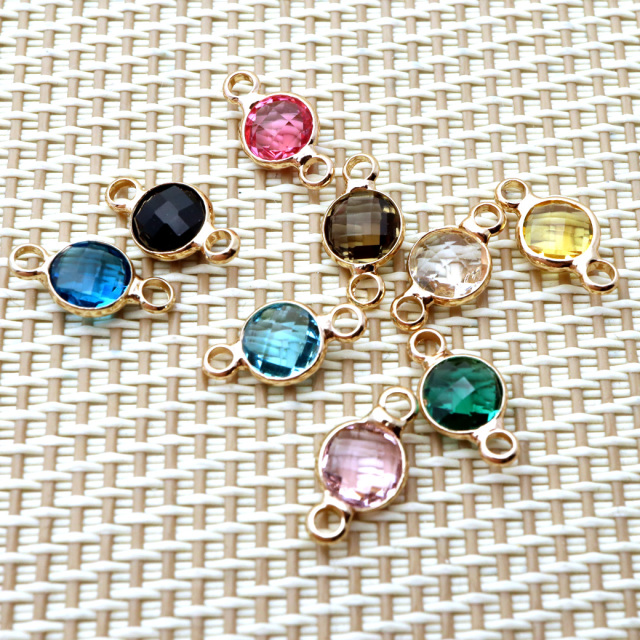 つなぎ パーツ ストーンフレーム コネクターパーツ 2個売り カン付き アクセサリー パーツ 金具 材料 ハンドメイド 手作り