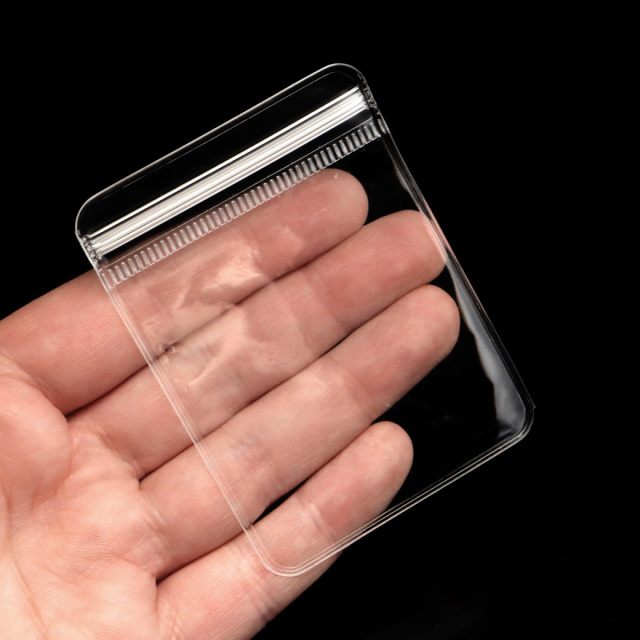 極厚 チャック付き袋 厚手 100枚入り 6 x 8cm Sサイズ 透明 プラスチックバッグ 業務用 アクセサリー 保管 収納 丈夫 ジュエリー用