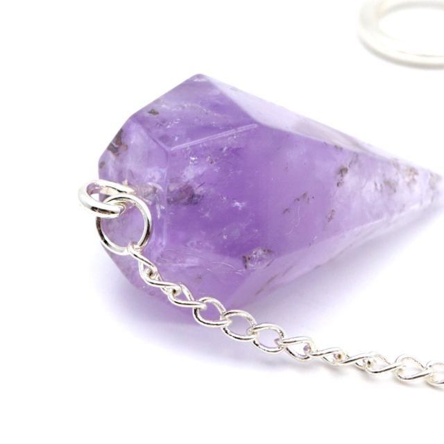 ペンデュラム アメジスト 紫水晶 ダウジング 天然石 ヒーリング フーチ 振り子 2月 誕生石 パワーストーン Amethyst