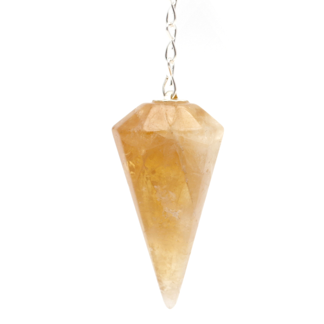 ペンデュラム シトリン 黄水晶 ダウジング 天然石 ヒーリング フーチ 振り子 11月 誕生石 パワーストーン Citrine