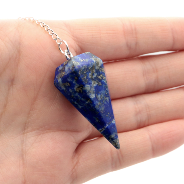 ペンデュラム ラピスラズリ 瑠璃 聖なる石 青金石 ダウジング 天然石 ヒーリング フーチ 振り子 12月 誕生石 lapis lazuli