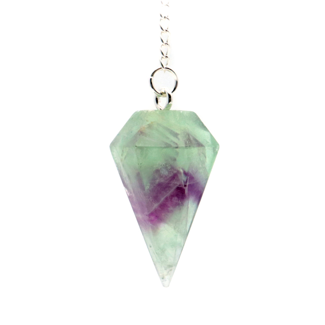 ペンデュラム フローライト 蛍石 ダウジング 天然石 ヒーリング フーチ 振り子 レインボーフローライト Fluorite