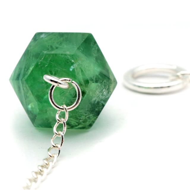 ペンデュラム フローライト 蛍石 ダウジング 天然石 ヒーリング フーチ 振り子 レインボーフローライト Fluorite
