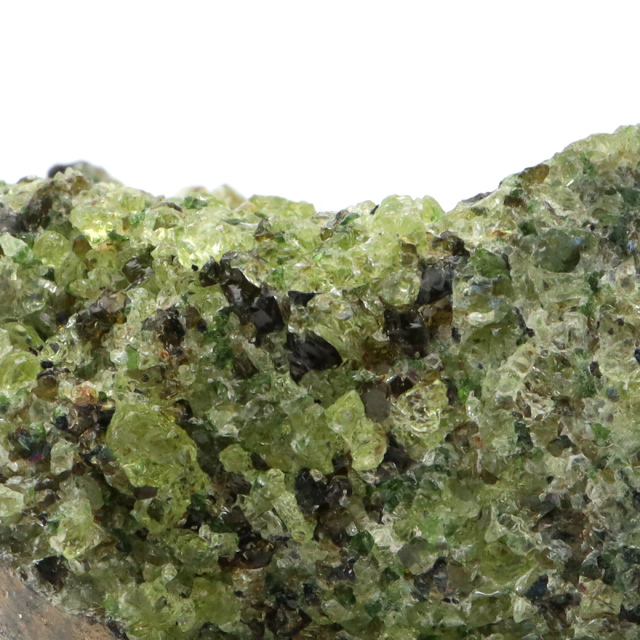 ペリドット 原石 ノルウェー産 1点もの 117g 母岩付き 標本 ツーソン