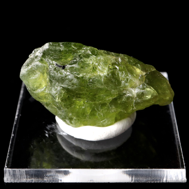 ペリドット 原石 アリゾナ州産 1点もの 宝石質 加工用 台付き 標本 ツーソン展示会商品 橄欖石 鉱物 結晶 天然石 8月 誕生石