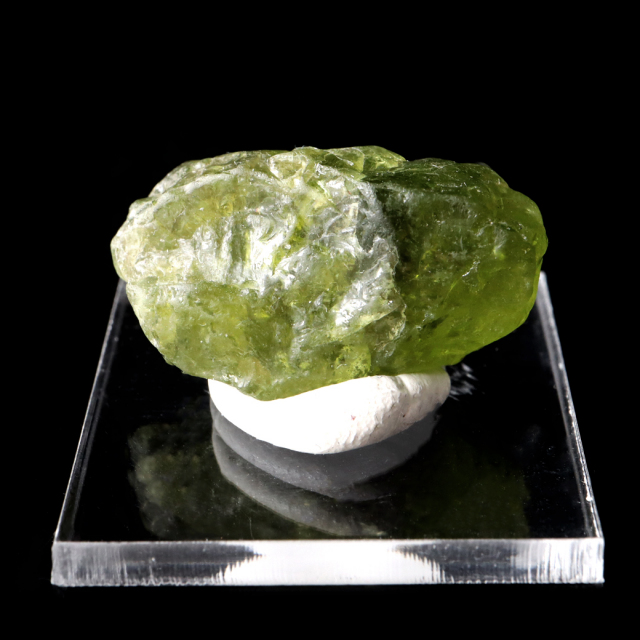 ペリドット 原石 アリゾナ州産 1点もの 宝石質 加工用 台付き 標本 ツーソン展示会商品 橄欖石 鉱物 結晶 天然石 8月 誕生石