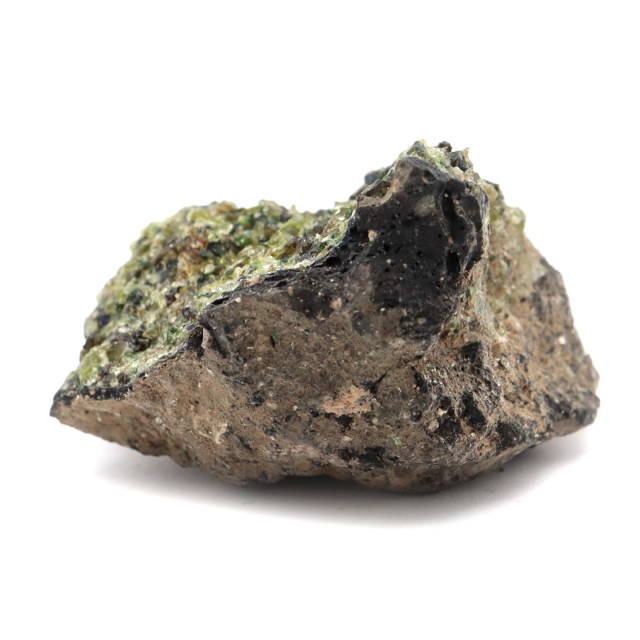 ペリドット 原石 ノルウェー産 1点もの 母岩付き 標本 ツーソン展示会商品 橄欖石 鉱物 結晶 天然石