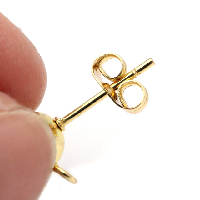 ピアス キャッチ サージカルステンレス製 2個売り シルバー ゴールド アクセサリー パーツ 金具 材料 ハンドメイド 手作り