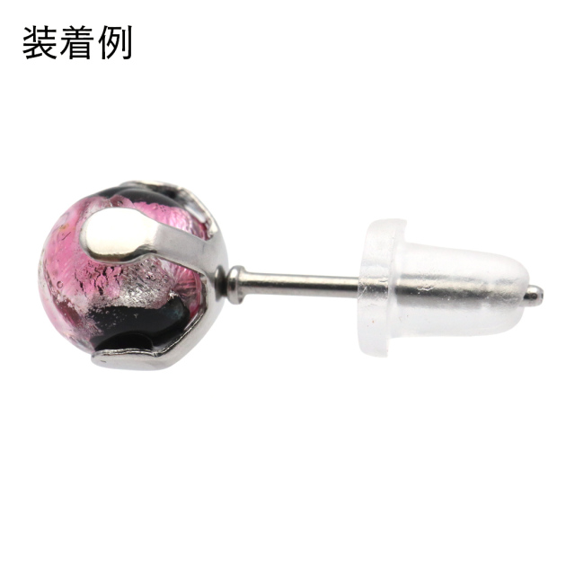 ピアス キャッチ シリコン 落ちない 10個 セット 5ペア Mサイズ アクセサリー パーツ 金具