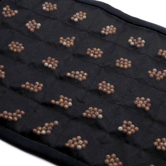 姫川薬石 6mm玉入り 枕パッド 腰など患部にも使用可能 健康グッズ 糸魚川産 自社生産