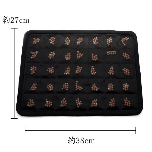 姫川薬石 6mm玉入り 枕パッド 腰など患部にも使用可能 健康グッズ 糸魚川産 自社生産